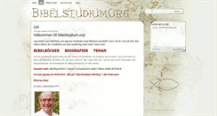 Desktop Screenshot of bibelstudium.org